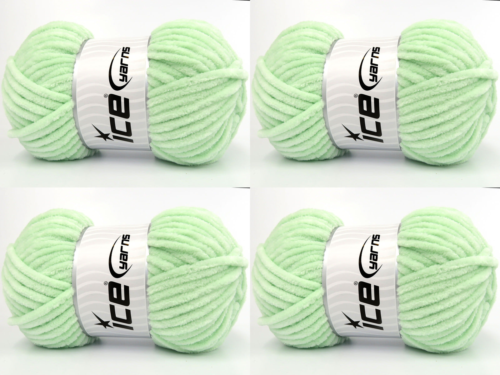 Chenille Baby Glitz Mint Green fnt2-84427