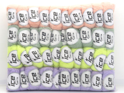 Mixed Lot Multicolor Winter Yarns fnt2-84464