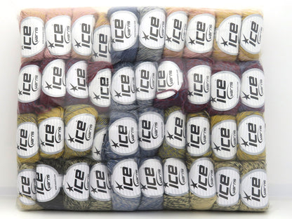 Mixed Lot Multicolor Winter Yarns fnt2-84466