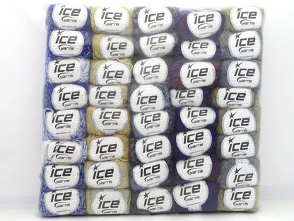 Mixed Lot Multicolor Winter Yarns fnt2-84467