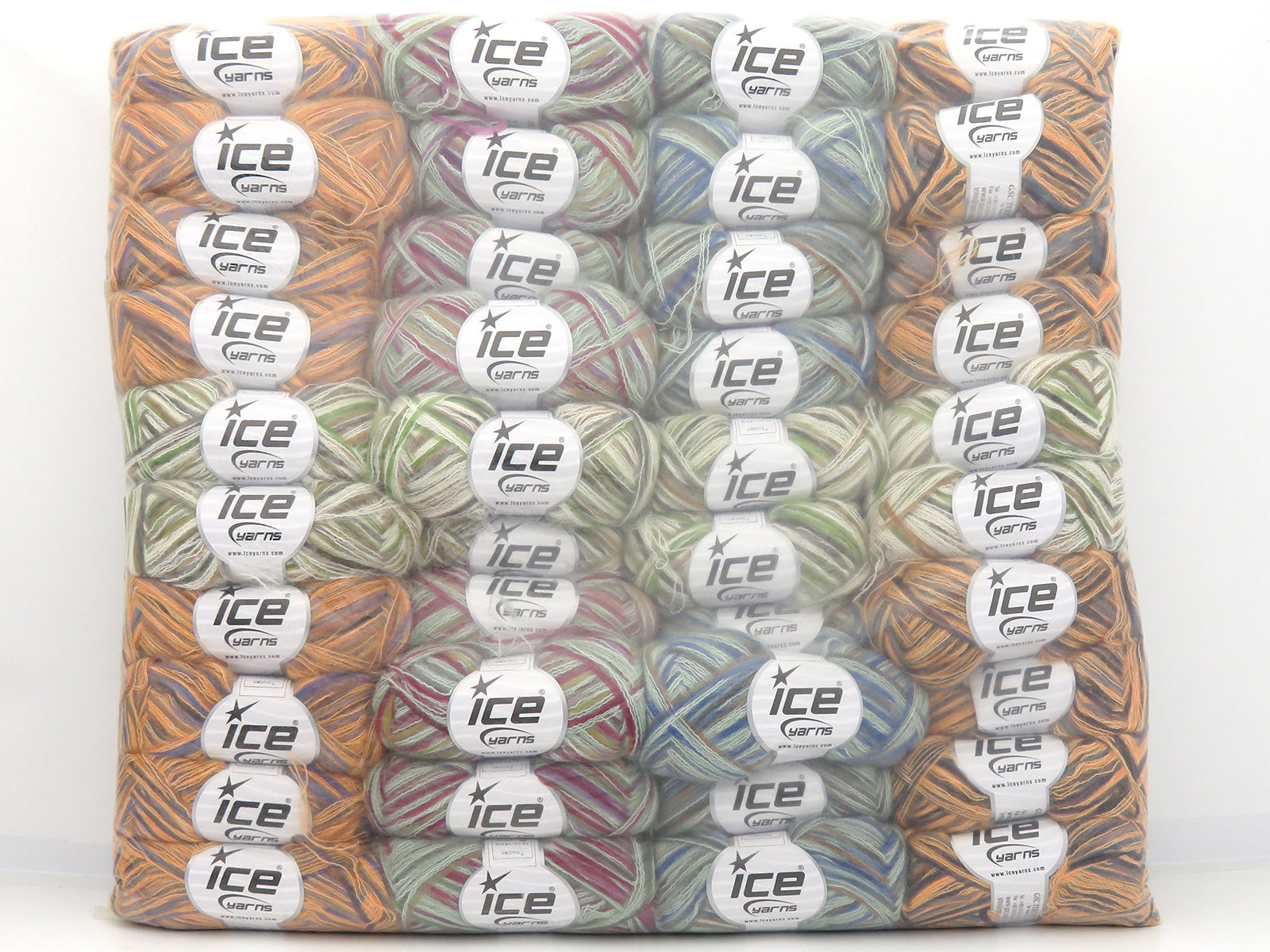 Mixed Lot Multicolor Winter Yarns fnt2-84469