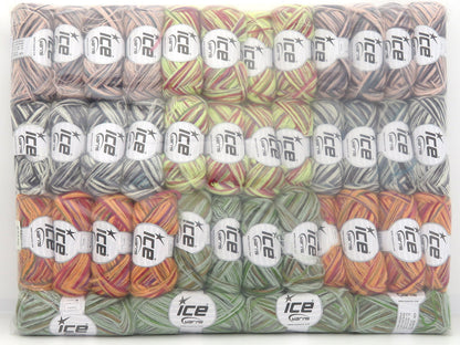 Mixed Lot Multicolor Winter Yarns fnt2-84470