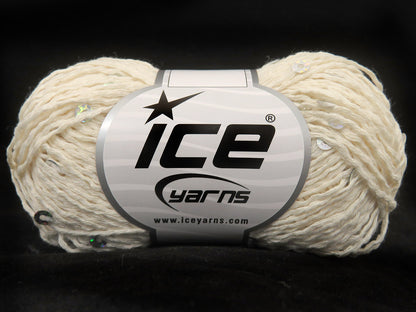 Cotone Paillette Cream  fnt2-84553