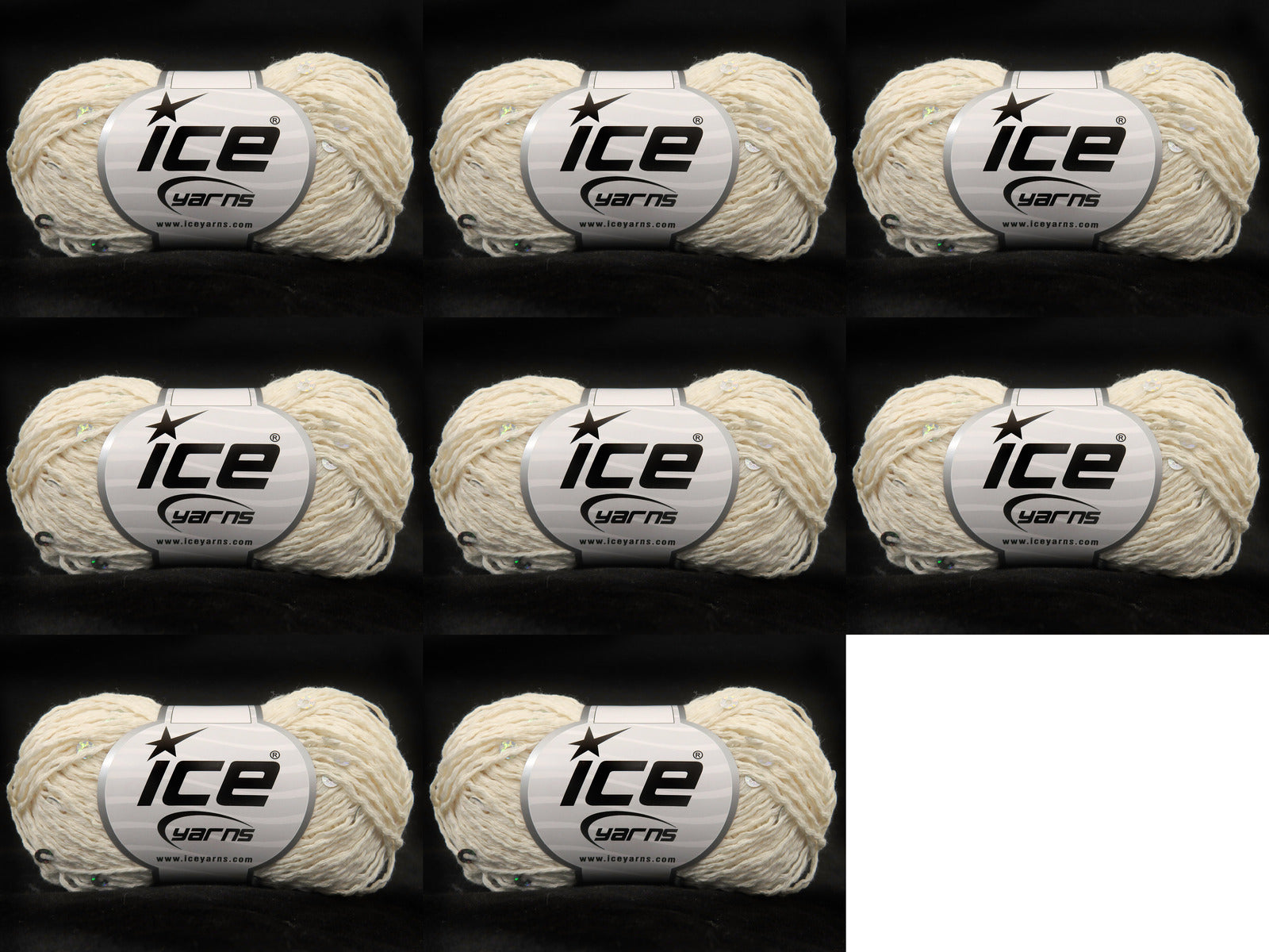 Cotone Paillette Cream  fnt2-84553