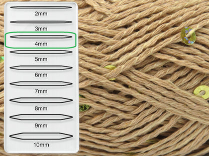 Cotone Paillette Light Brown  fnt2-84556