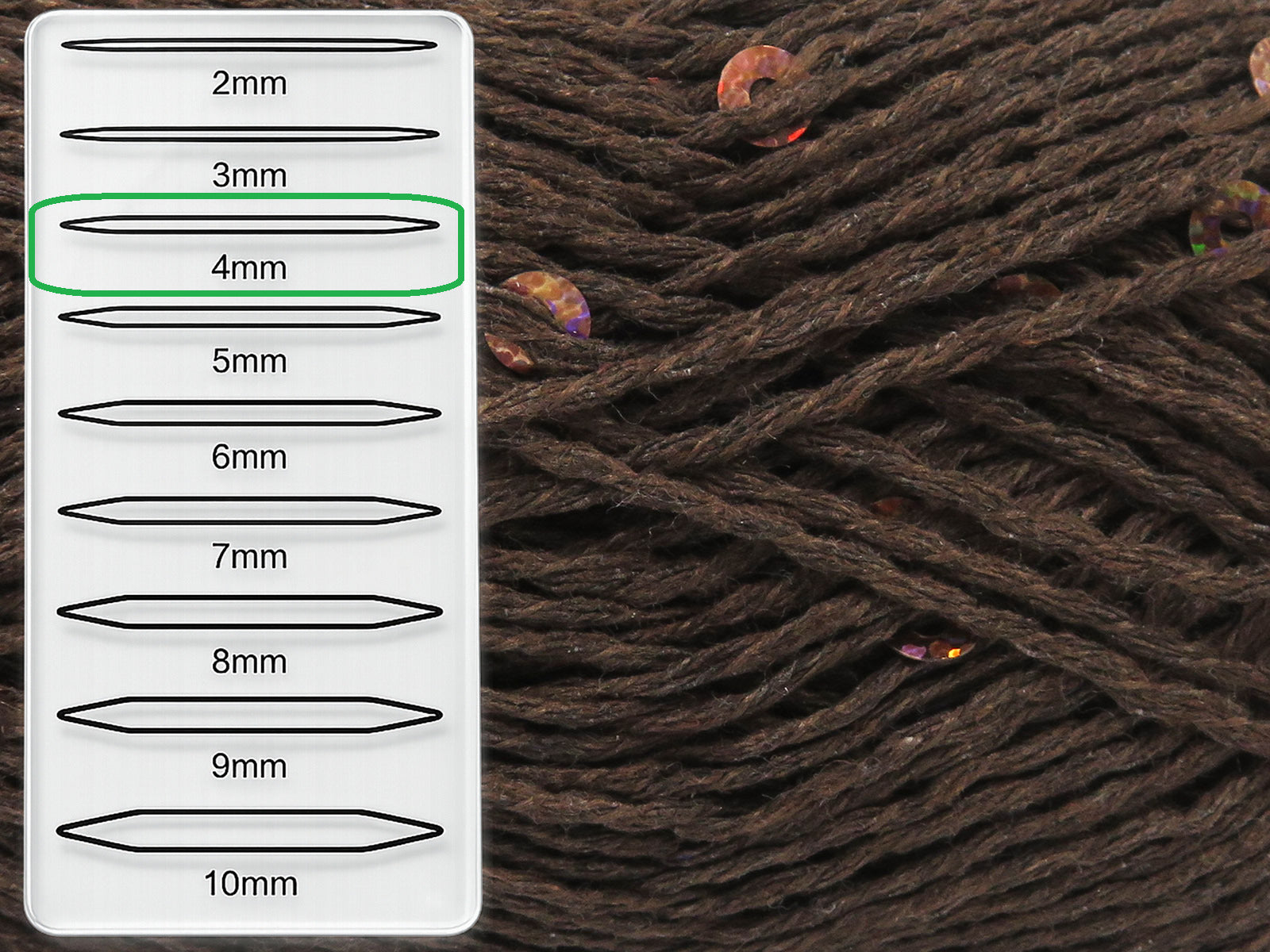 Cotone Paillette Dark Brown  fnt2-84559