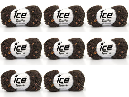 Cotone Paillette Dark Brown  fnt2-84559