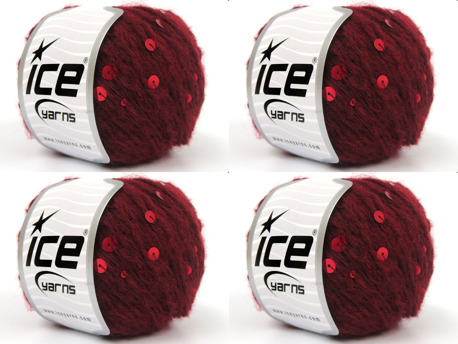 Lana Paillette Burgundy  fnt2-84581