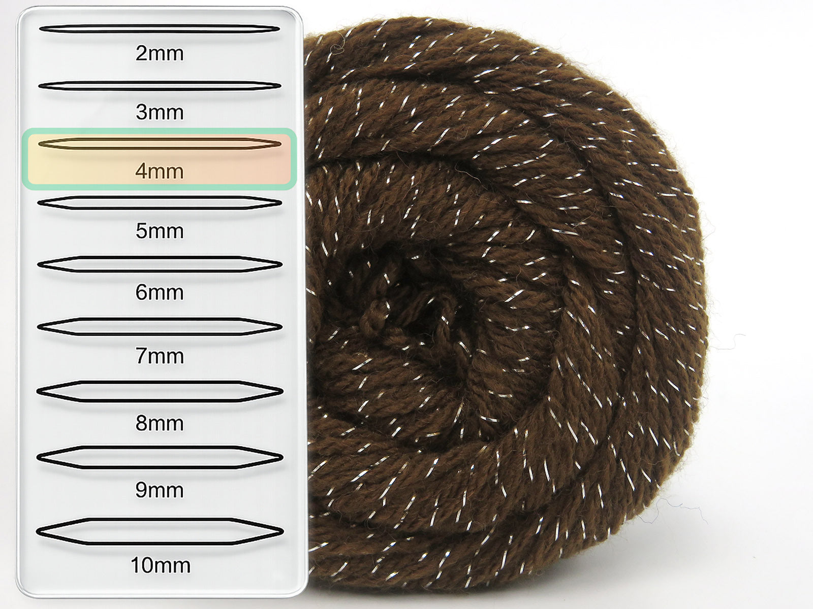 Merino Glitz Brown fnt2-84605