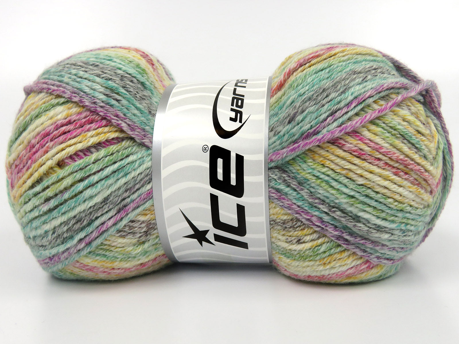 Cottonac Spray Green Shades, Gold, Red, Grey fnt2-84626