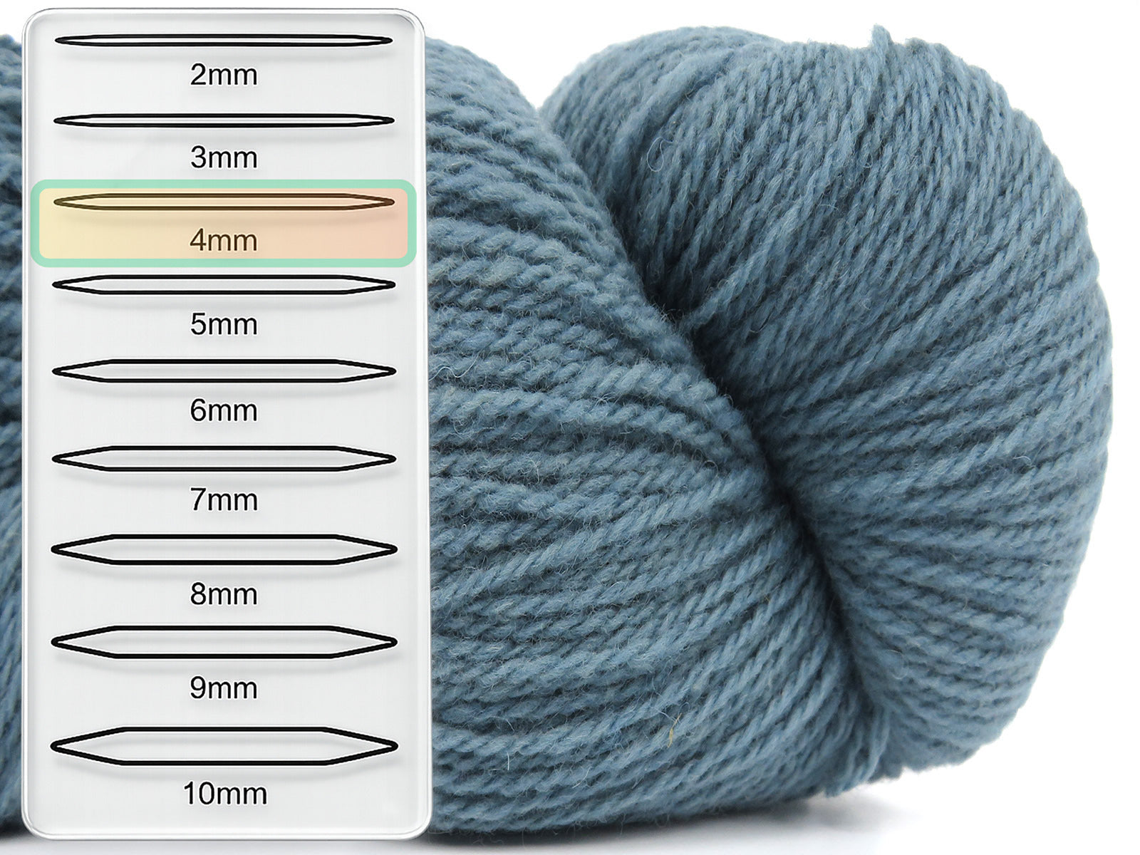 Organic Merino Wool Pastel Turquoise  fnt2-84669