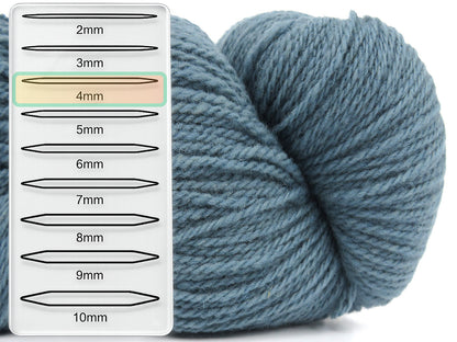 Organic Merino Wool Pastel Turquoise  fnt2-84669