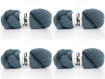 Organic Merino Wool Pastel Turquoise  fnt2-84669
