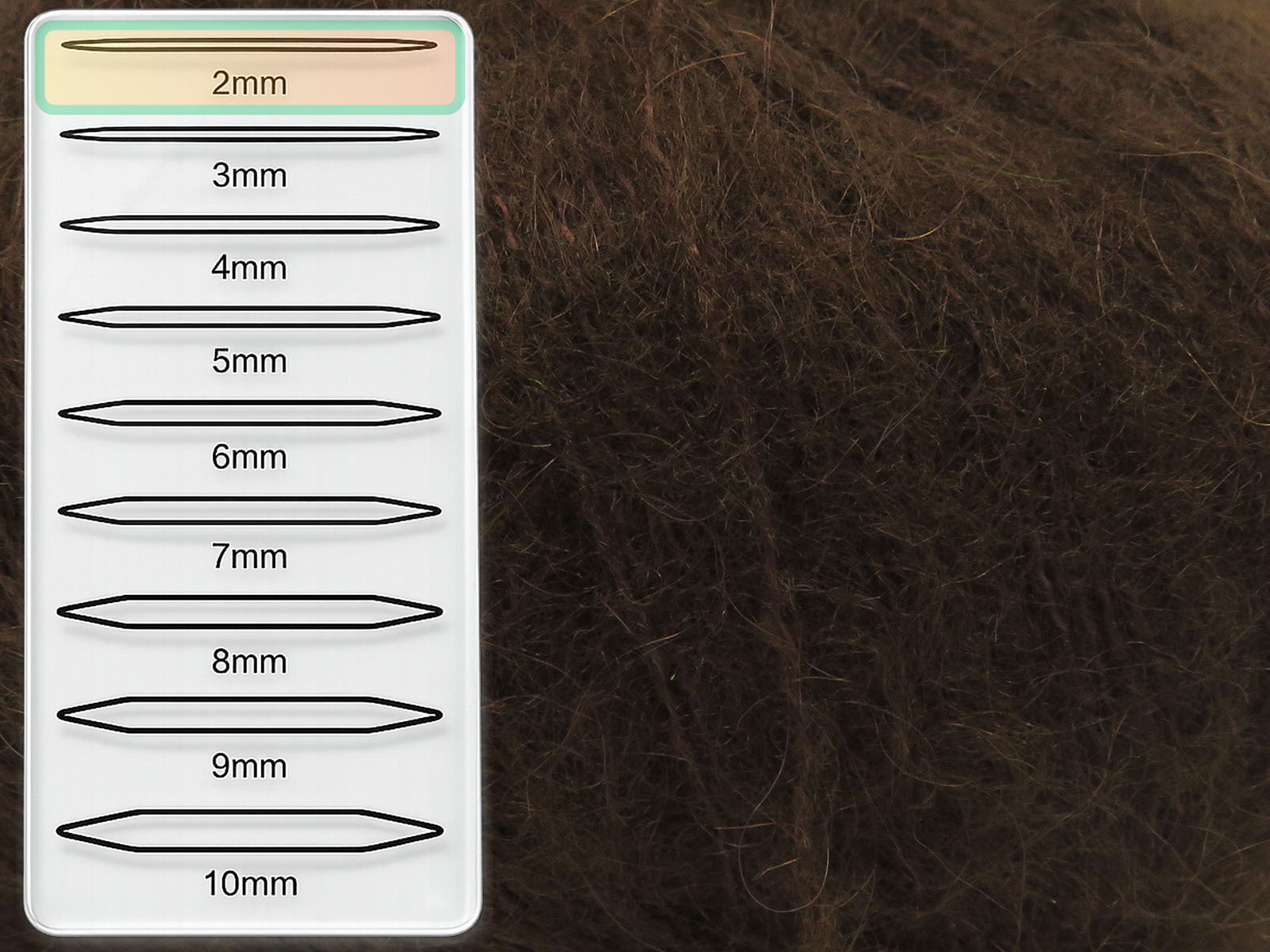 Winsome Mohair Dark Brown fnt2-84711