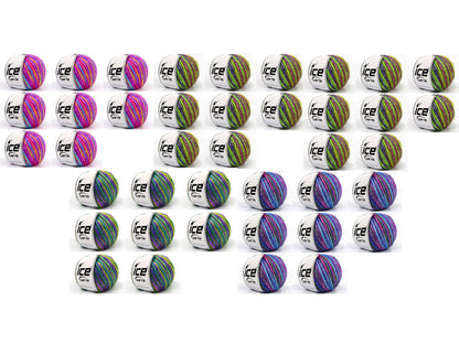 Mixed Lot Multicolor Picasso Yarns fnt2-84780