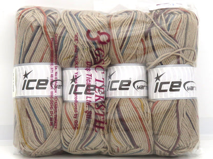 Mixed Lot Multicolor Design Line Yarns fnt2-84799